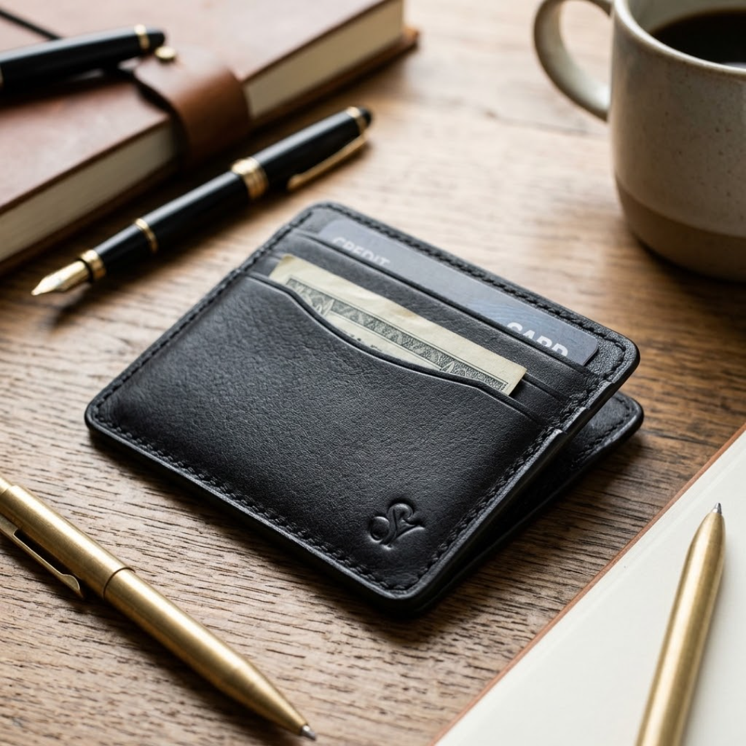 Custom Branded Leather Card Holder