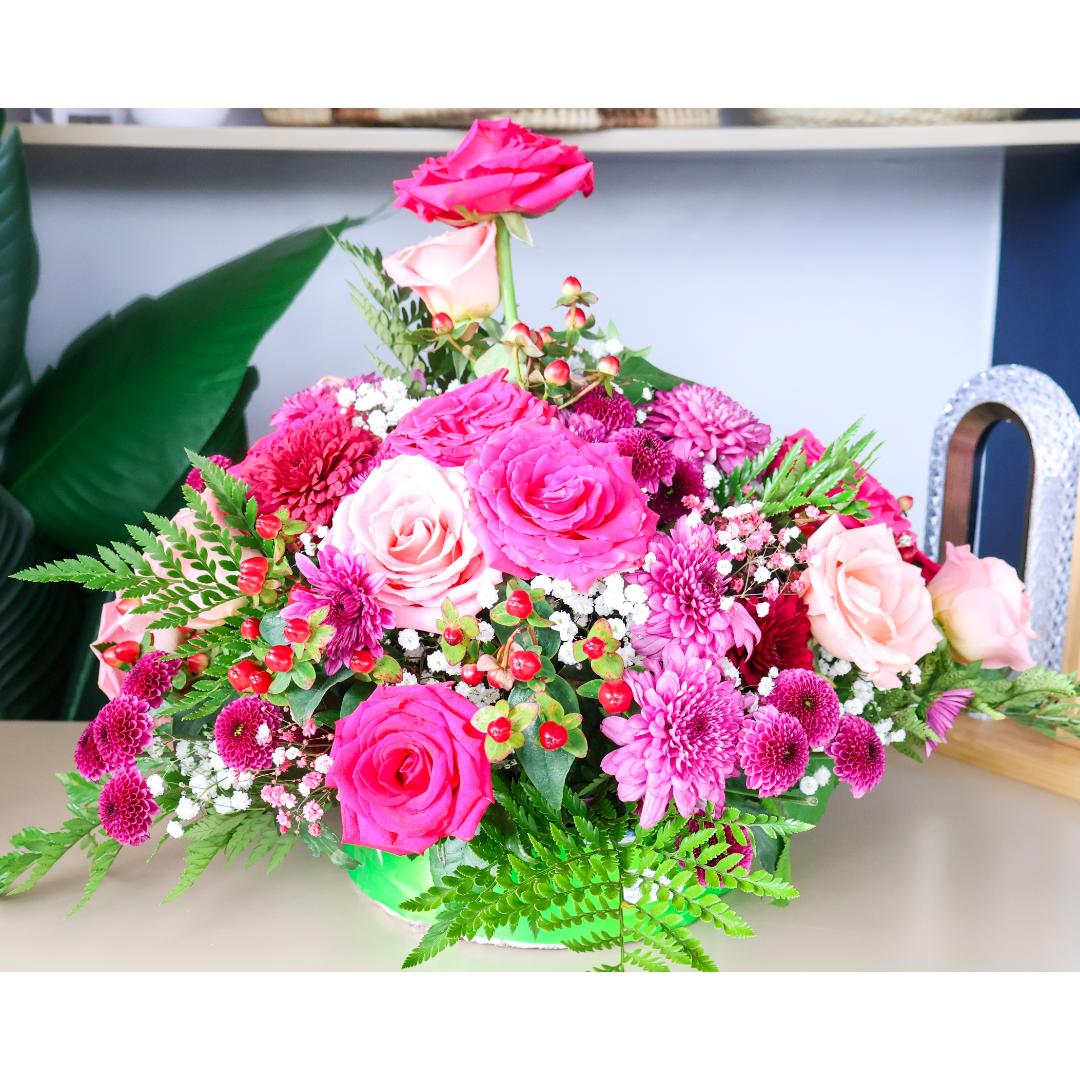 The Flamingo Gerbera Display
