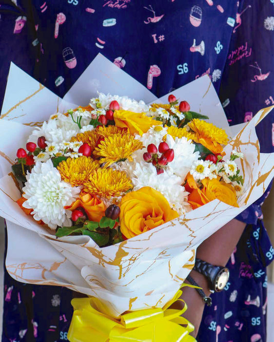 The Golden Solstice Bouquet