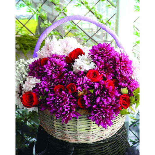 The Royal Amethyst Woven Basket