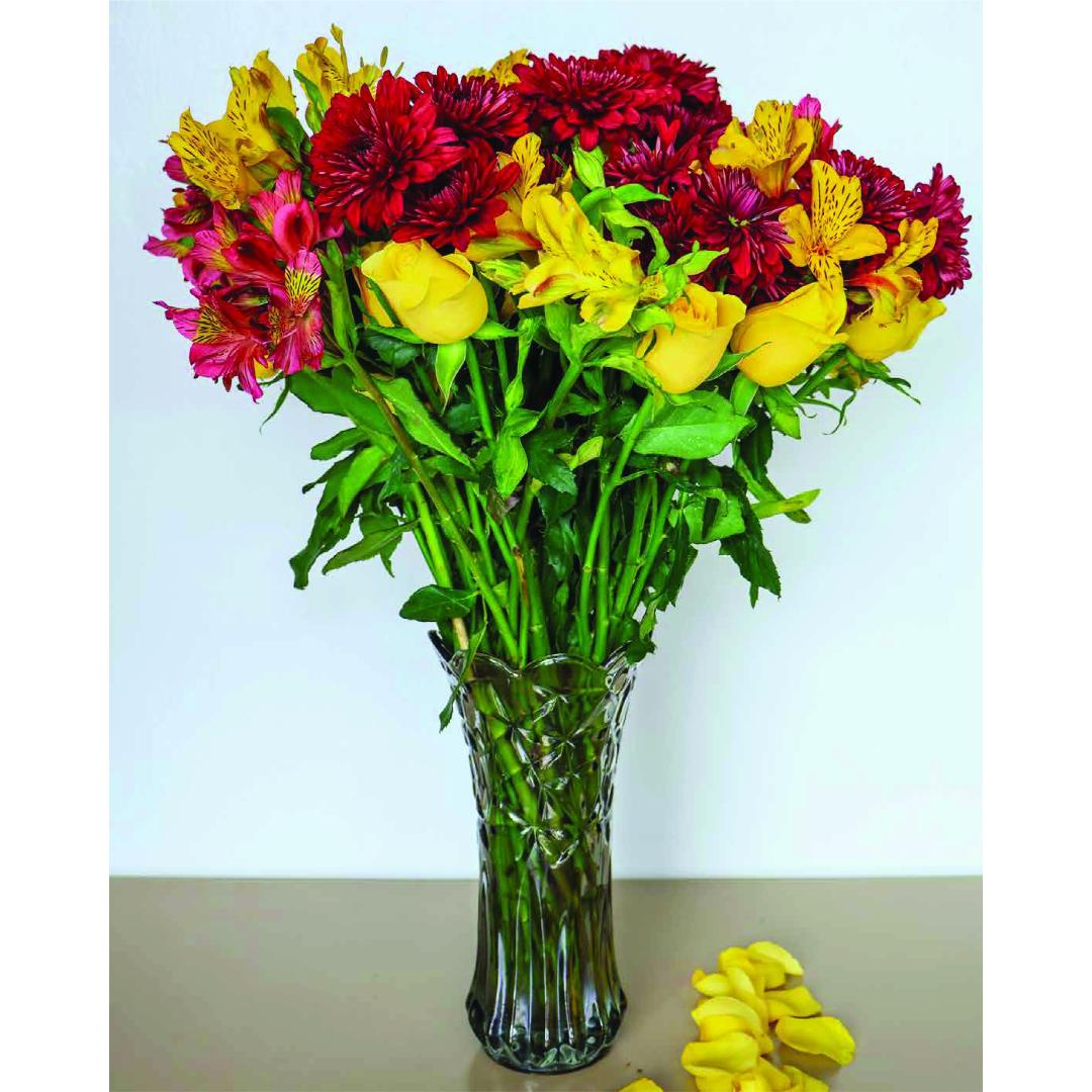 The Fiery Sunrise Arrangement